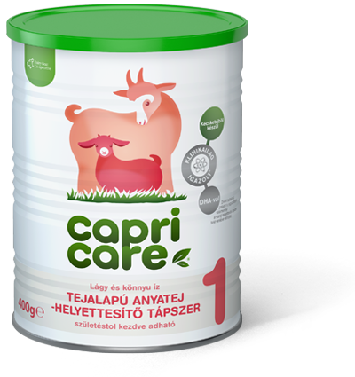 Capricare® 1 helyettesítő tápszer, új formulával - Capricare Hungary HCP